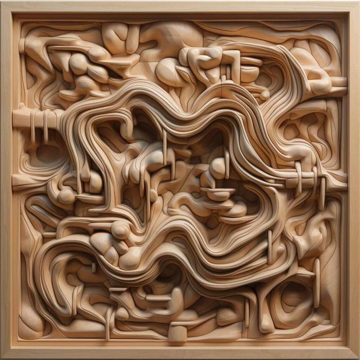 نموذج ثلاثي الأبعاد لآلة CNC 3D Art 